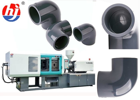 Pvc Pipe Fitting Auto Injection Molding Machine voor Pipe End 90 graden elleboog